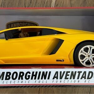 Lamborghini Yellow RC Car with LED Features